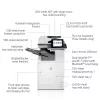 HP Color LaserJet Enterprise Flow MFP M776zs, Láser, Impresión en color, 1200 x 1200 DPI, A3, Impresión directa, Negro, Blanco