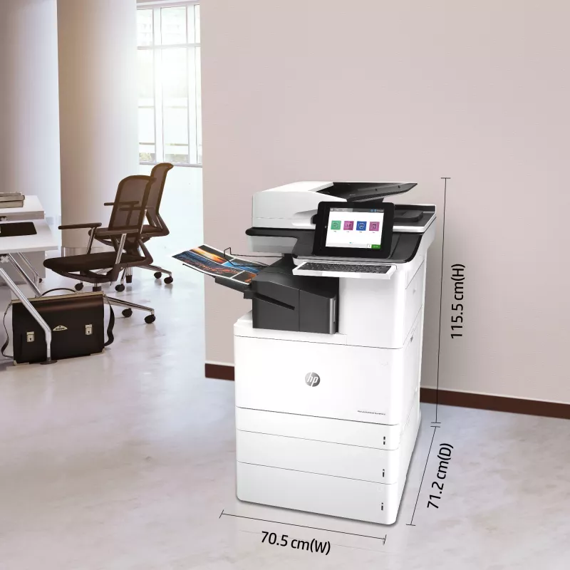 HP Color LaserJet Enterprise Flow MFP M776zs, Láser, Impresión en color, 1200 x 1200 DPI, A3, Impresión directa, Negro, Blanco