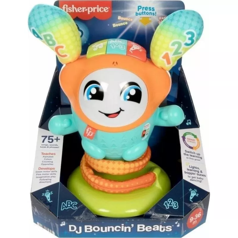 Juguete educativo interactivo Fisher‑Price Dance DJ HND41 con música y luces