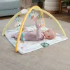 Fisher-Price Sensimals Simply Senses Manta de actividades para recién nacido con 6 juguetes sensoriales
