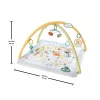 Fisher-Price Sensimals Simply Senses Manta de actividades para recién nacido con 6 juguetes sensoriales