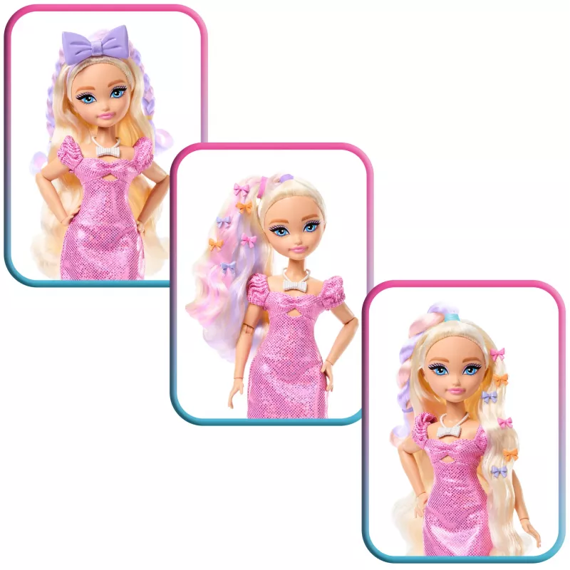 Muñeca de moda Barbie Dream Besties Malibu con accesorios sorpresa y más de 15 looks