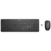 Combinación inalámbrica de ratón y teclado HP 235, tamaño completo (100 %), inalámbrico, RF Wireless, negro, ratón incluido
