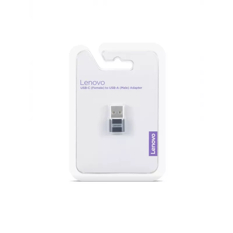 Adaptador de cable Lenovo 4X91C99226 USB-C USB-A negro