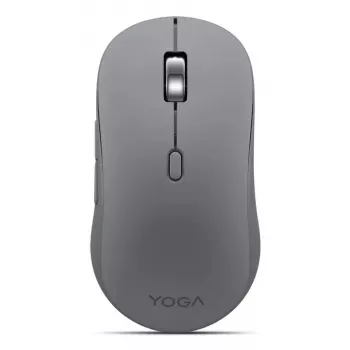 Lenovo Yoga GY51S61919 ratón inalámbrico silencioso, Bluetooth, óptico 4000 DPI, 8 botones, ambidiestro, gris Luna