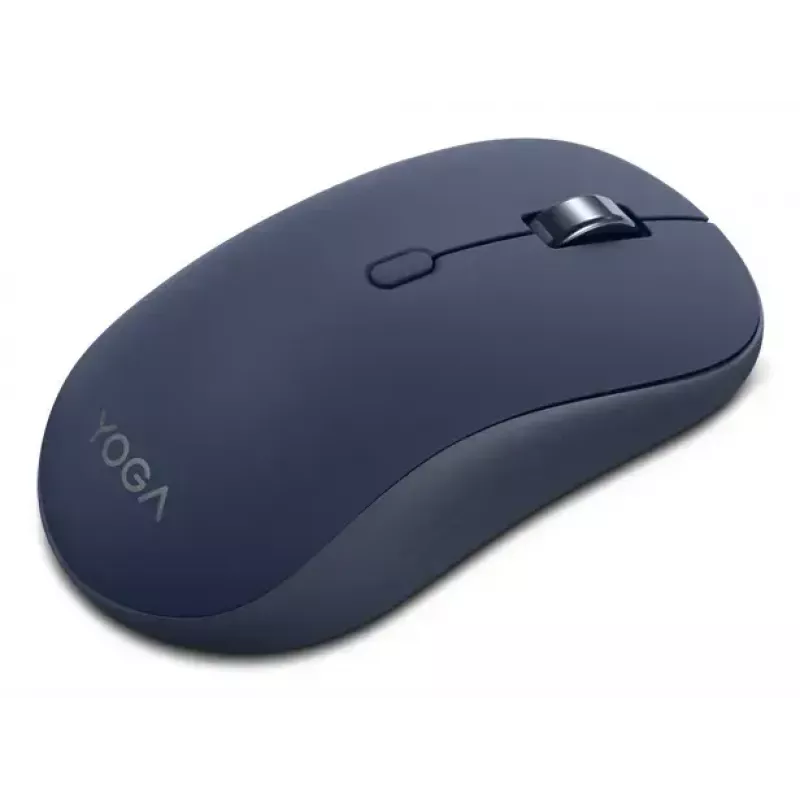 Ratón óptico inalámbrico ambidiestro Bluetooth Lenovo Yoga – 4000 DPI, 8 botones, azul