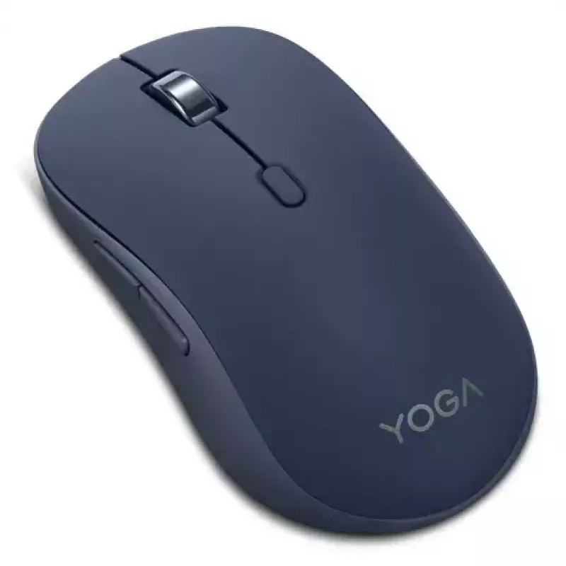 Ratón óptico inalámbrico ambidiestro Bluetooth Lenovo Yoga – 4000 DPI, 8 botones, azul