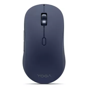 Ratón óptico inalámbrico ambidiestro Bluetooth Lenovo Yoga – 4000 DPI, 8 botones, azul