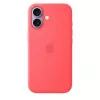Funda de silicona con MagSafe para Apple iPhone 17 — Bright Guava, compatible con pantalla de 6,3