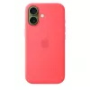 Funda de silicona con MagSafe para Apple iPhone 17 — Bright Guava, compatible con pantalla de 6,3