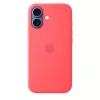 Funda de silicona con MagSafe para Apple iPhone 17 — Bright Guava, compatible con pantalla de 6,3