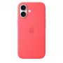 Funda de silicona con MagSafe para Apple iPhone 17 — Bright Guava, compatible con pantalla de 6,3