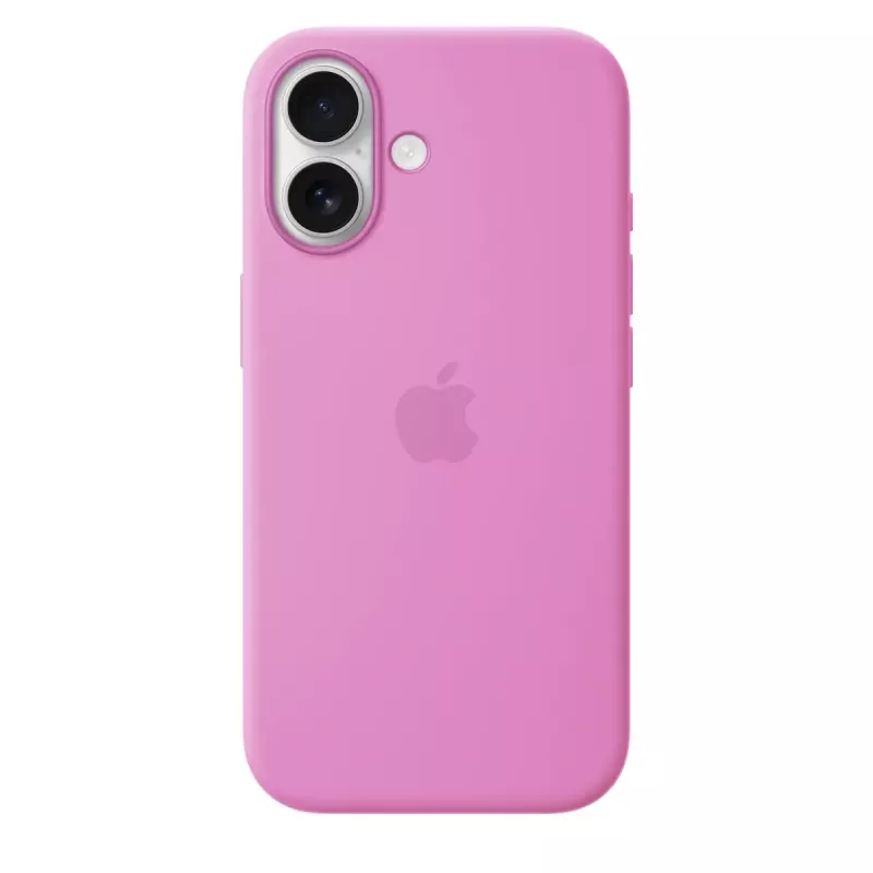 Funda de silicona con MagSafe para Apple iPhone 17 — lavanda, forro de microfibra, compatible con 6,3 inch