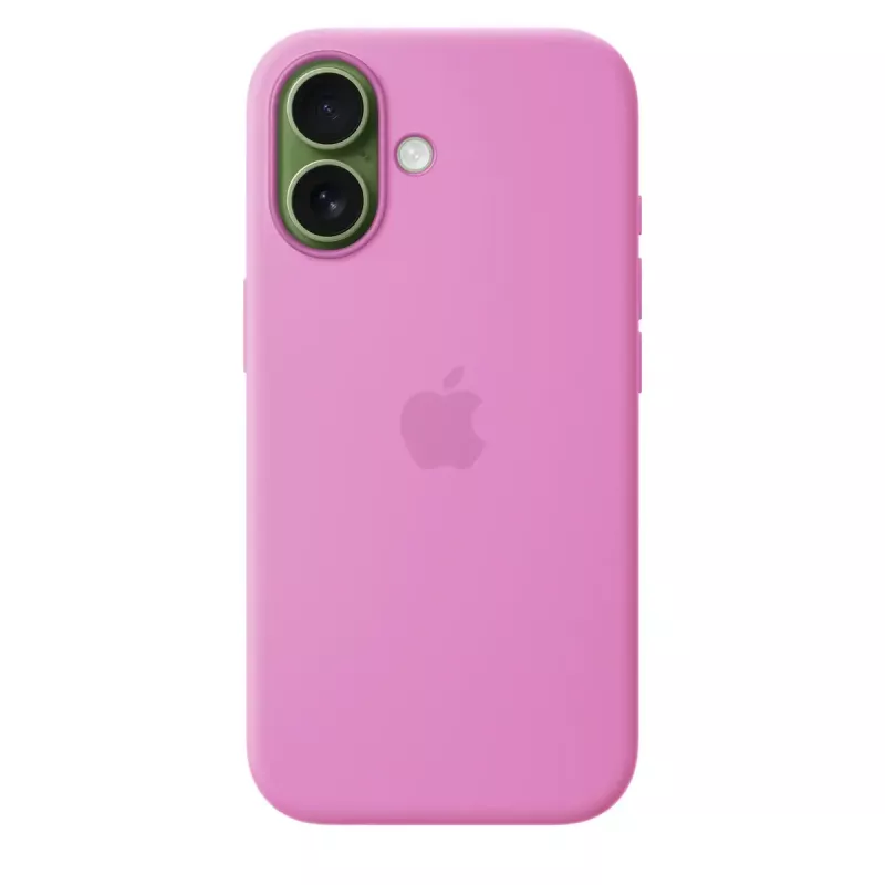 Funda de silicona con MagSafe para Apple iPhone 17 — lavanda, forro de microfibra, compatible con 6,3 inch