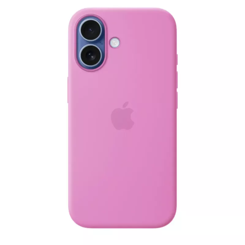 Funda de silicona con MagSafe para Apple iPhone 17 — lavanda, forro de microfibra, compatible con 6,3 inch