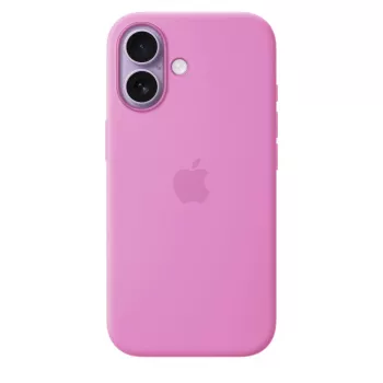 Funda de silicona con MagSafe para Apple iPhone 17 — lavanda, forro de microfibra, compatible con 6,3