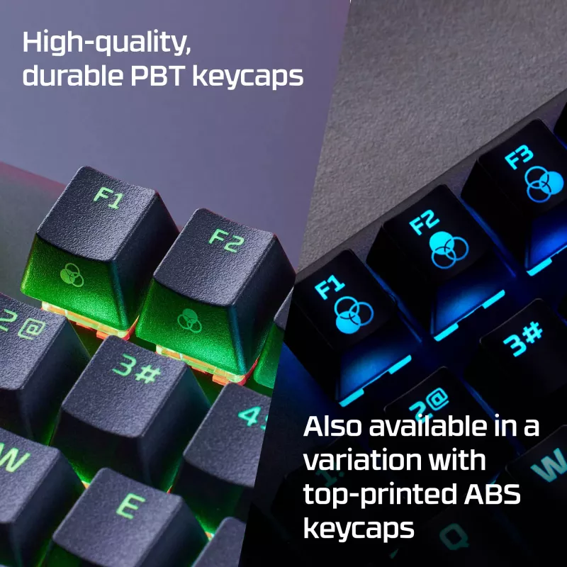 Teclado gaming mecánico HyperX Alloy Origins Core PBT HX Aqua