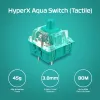Teclado gaming mecánico HyperX Alloy Origins Core PBT HX Aqua