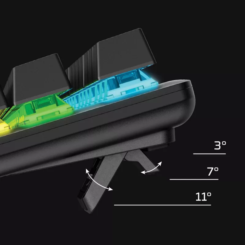 Teclado gaming mecánico HyperX Alloy Origins Core PBT HX Aqua