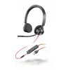 Auriculares HP Poly Poly Blackwire 3325 USB-A, con cable, oficina/call center, 130 g, auriculares, negro