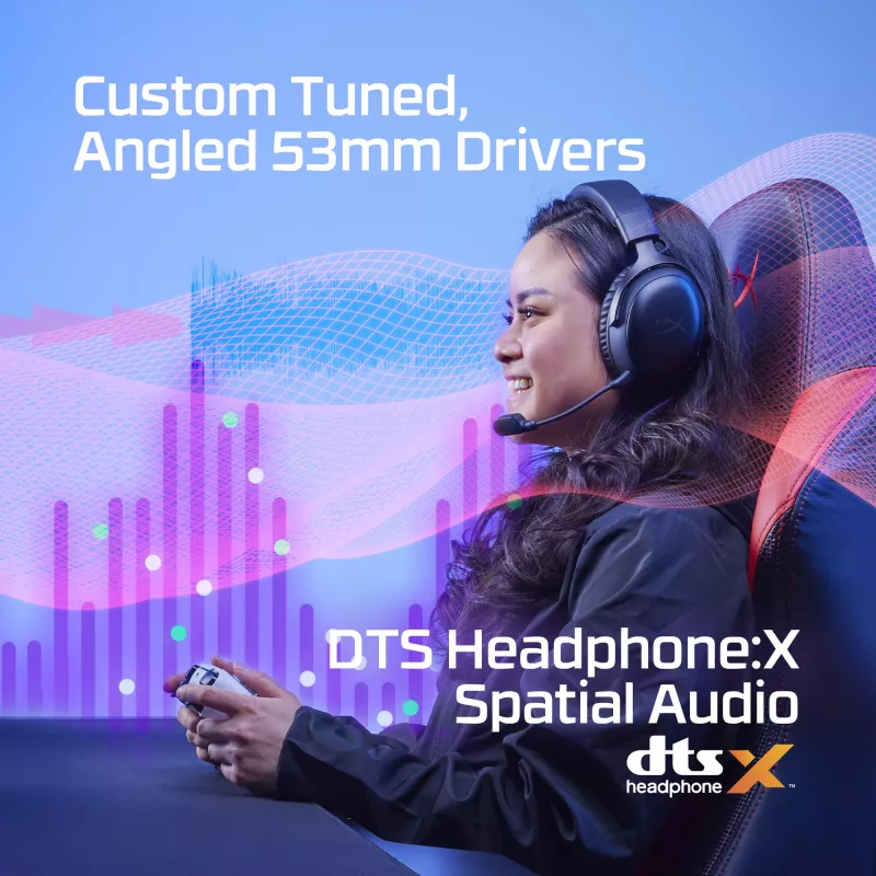 HyperX Cloud III Wireless - Auriculares gaming, negro, China, circumaurales, cerrados, activos, 155 mm