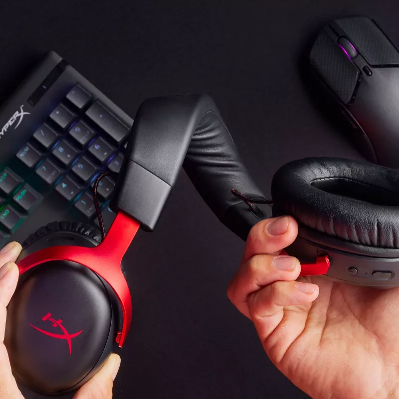HyperX Cloud III Wireless - Auriculares gaming, negro, China, circumaurales, cerrados, activos, 155 mm