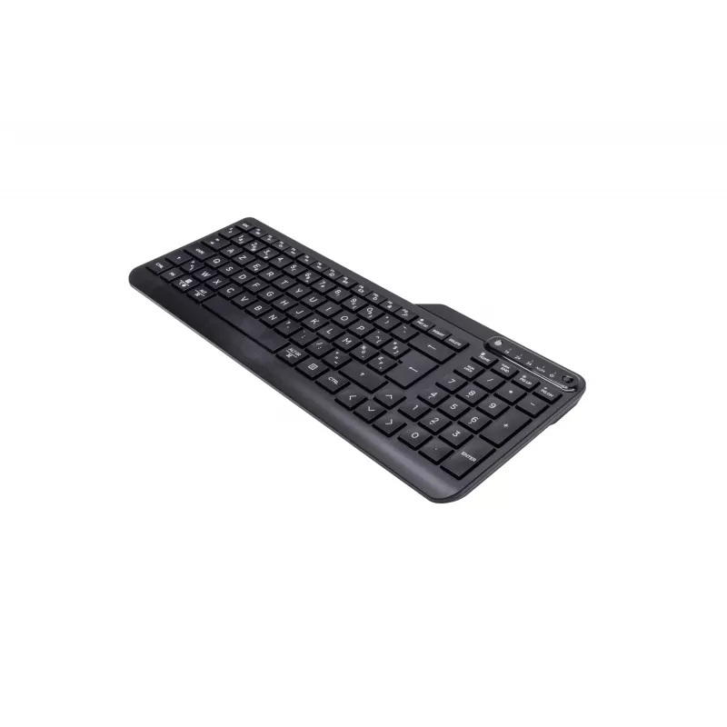Teclado Bluetooth multidispositivo HP 460 – inalámbrico, AZERTY, belga, negro