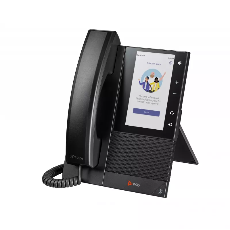 Teléfono de conferencia HP Poly CCX 505 Business Media para Microsoft Teams y compatible con PoE