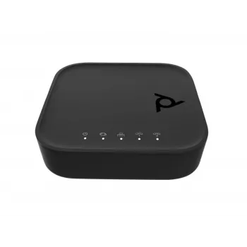 Adaptador de puerto de voz POLY ATA 402 adaptador VoIP 2FXS con Open SIP, G.711/OPUS, corriente continua, entrada 100–240 V AC