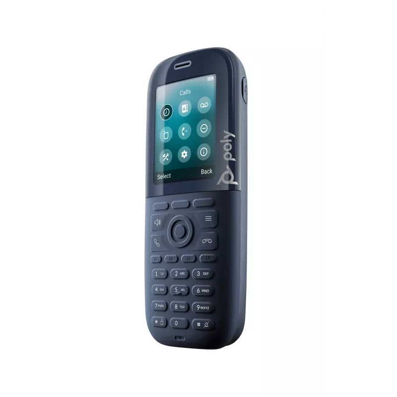 Teléfono DECT inalámbrico HP Poly Rove 30, negro, TFT, 240 x 320 píxeles, ENERGY STAR, 300 h, 18 h