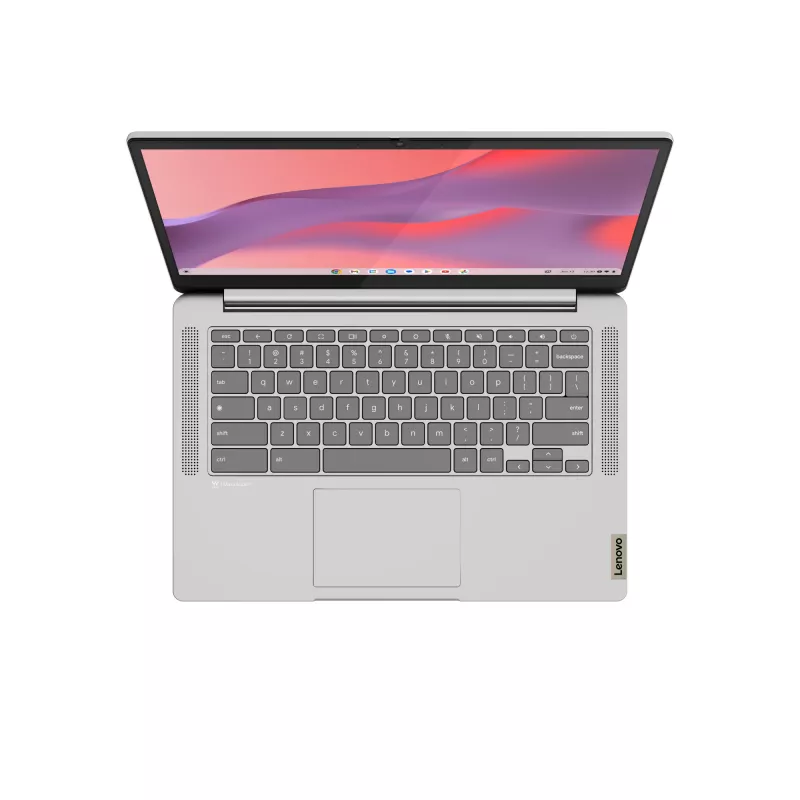 Portátil Lenovo IdeaPad Slim 3 Chrome 14M868 MediaTek Kompanio 520 Chromebook 35,6 cm (14 pulgadas) Full HD 4 GB LPDDR4x-SDRAM 128 GB eMMC Wi-Fi 6 (802.11ax) ChromeOS alemán gris