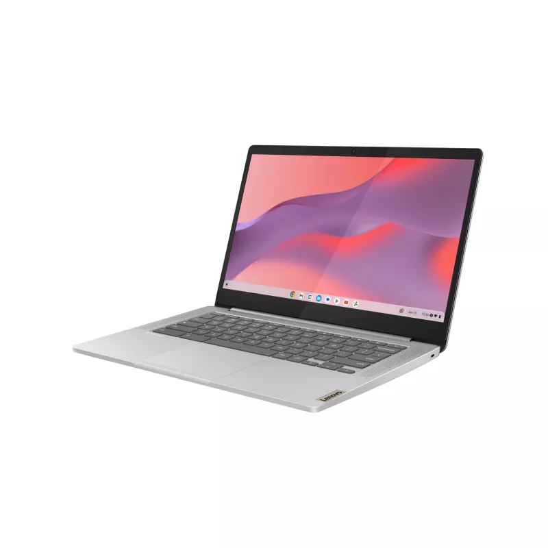 Portátil Lenovo IdeaPad Slim 3 Chrome 14M868 MediaTek Kompanio 520 Chromebook 35,6 cm (14 pulgadas) Full HD 4 GB LPDDR4x-SDRAM 128 GB eMMC Wi-Fi 6 (802.11ax) ChromeOS alemán gris
