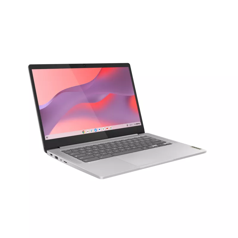 Portátil Lenovo IdeaPad Slim 3 Chrome 14M868 MediaTek Kompanio 520 Chromebook 35,6 cm (14 pulgadas) Full HD 4 GB LPDDR4x-SDRAM 128 GB eMMC Wi-Fi 6 (802.11ax) ChromeOS alemán gris