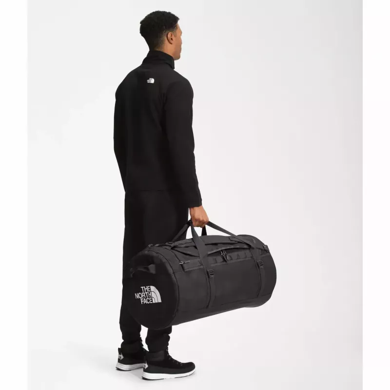 Bolsa de viaje The North Face Base Camp Duffel L 95 L negro