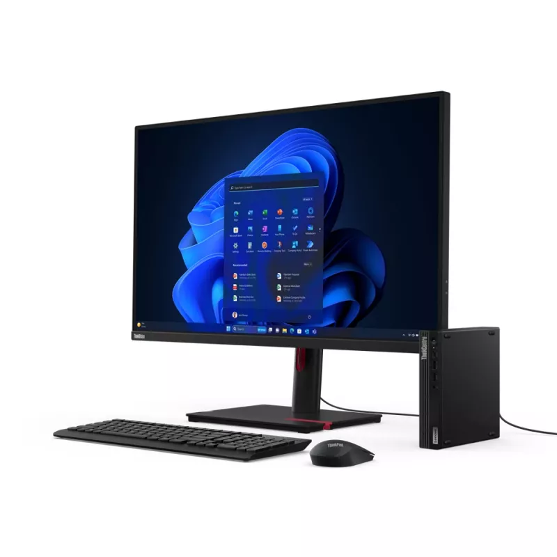 Lenovo ThinkCentre M70q Gen 5 Intel® Core™ i5 i5-14500T 16 GB DDR5-SDRAM 512 GB SSD Windows 11 Pro mini-PC negro