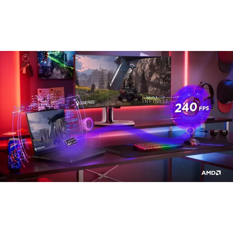 Portátil Lenovo Legion Pro 5 16 WQXGA – AMD Ryzen 9 9955HX, 32GB RAM, 1TB SSD, NVIDIA RTX 5070 8GB, Windows 11 Home
