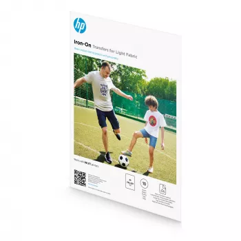 HP Iron-On Transfers para tejidos claros A4 (210 x 297 mm) 10 hojas