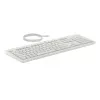 HP 225 Combinación de ratón y teclado con cable, tamaño completo (100 %), con cable, USB, Blanco, ratón incluido