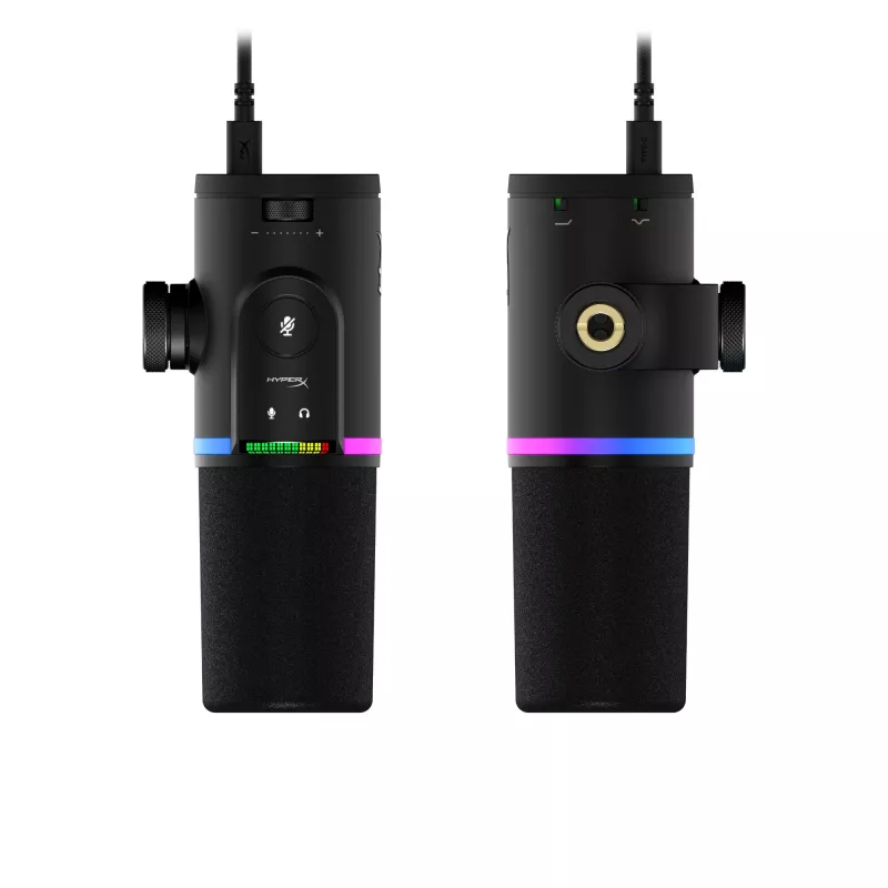 HyperX FlipCast – Micrófono dinámico USB/XLR (Negro), Micrófono dinámico, -10 dB, 20 - 20000 Hz, 0,05 %, 1 Ω, 192 kHz