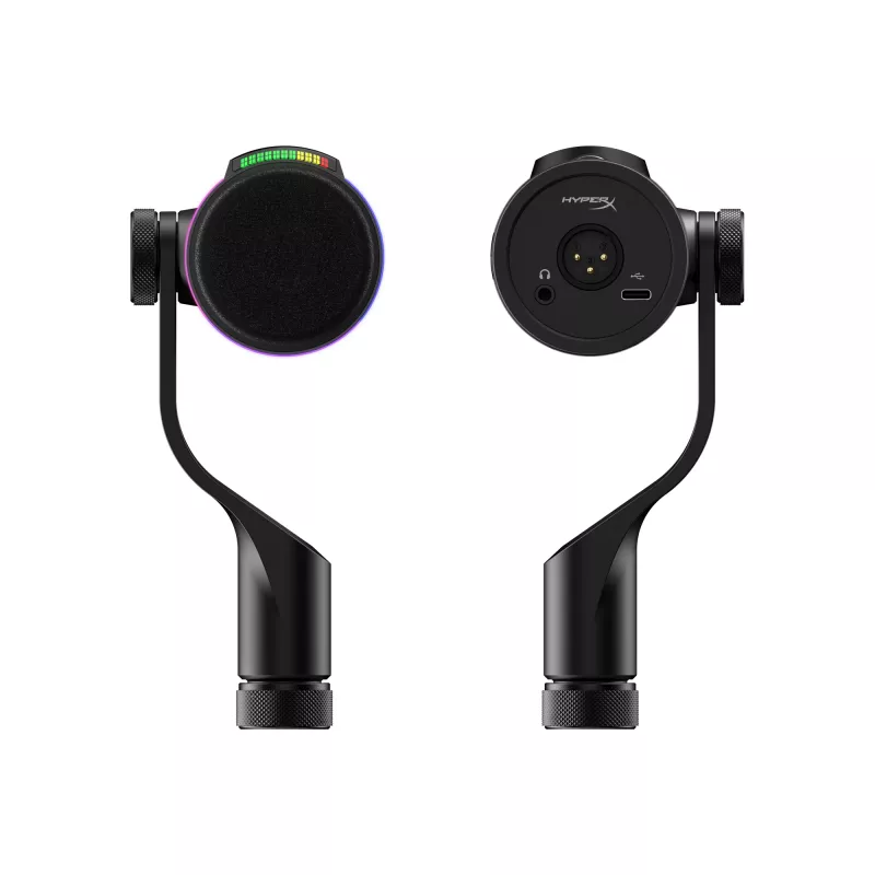 HyperX FlipCast – Micrófono dinámico USB/XLR (Negro), Micrófono dinámico, -10 dB, 20 - 20000 Hz, 0,05 %, 1 Ω, 192 kHz
