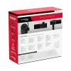 HyperX FlipCast – Micrófono dinámico USB/XLR (Negro), Micrófono dinámico, -10 dB, 20 - 20000 Hz, 0,05 %, 1 Ω, 192 kHz