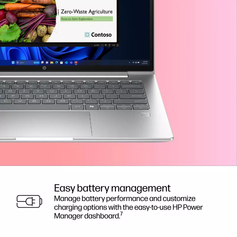 HP ProBook 4 G1iR Intel Core 5 120U Portátil 35,6 cm (14 pulgadas) WUXGA 16 GB DDR5-SDRAM Wi-Fi 6E (802.11ax) Windows 11 Pro Plata