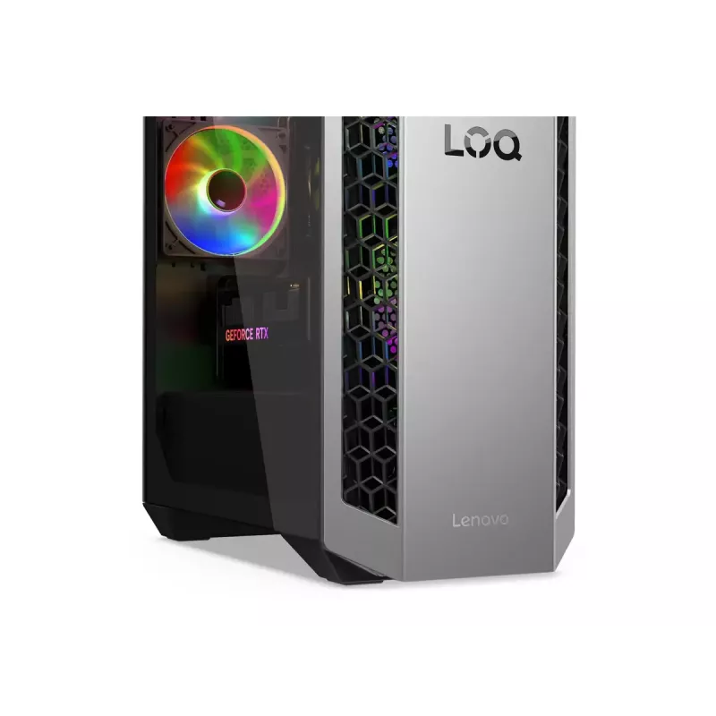 Torre de sobremesa Lenovo LOQ 26ADR10 — AMD Ryzen 7 8745HX, 32 GB DDR5 (2×16 GB), 1 TB, NVIDIA GeForce RTX 5060 Ti, Windows 11 Home