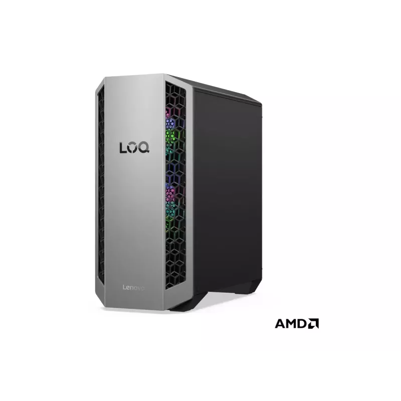 Torre de sobremesa Lenovo LOQ 26ADR10 — AMD Ryzen 7 8745HX, 32 GB DDR5 (2×16 GB), 1 TB, NVIDIA GeForce RTX 5060 Ti, Windows 11 Home