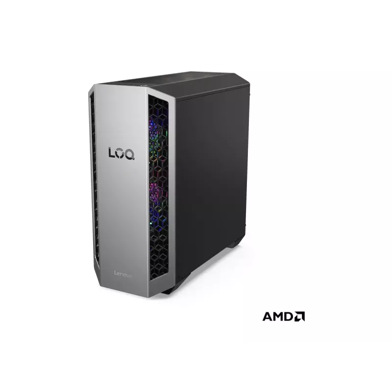 Torre de sobremesa Lenovo LOQ 26ADR10 — AMD Ryzen 7 8745HX, 32 GB DDR5 (2×16 GB), 1 TB, NVIDIA GeForce RTX 5060 Ti, Windows 11 Home
