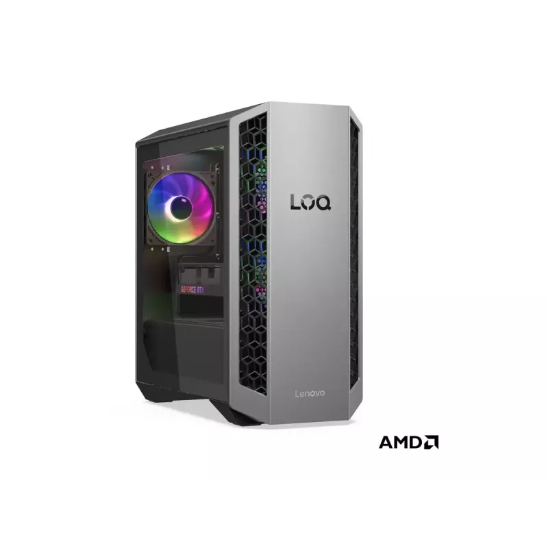 Torre de sobremesa Lenovo LOQ 26ADR10 — AMD Ryzen 7 8745HX, 32 GB DDR5 (2×16 GB), 1 TB, NVIDIA GeForce RTX 5060 Ti, Windows 11 Home