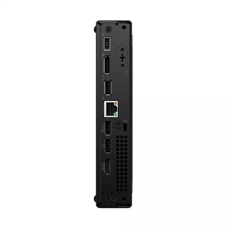 Mini PC Lenovo V100q 13GG Tiny Intel N100, 8 GB DDR5 RAM, 256 GB SSD, Wi‑Fi 6, teclado alemán, negro