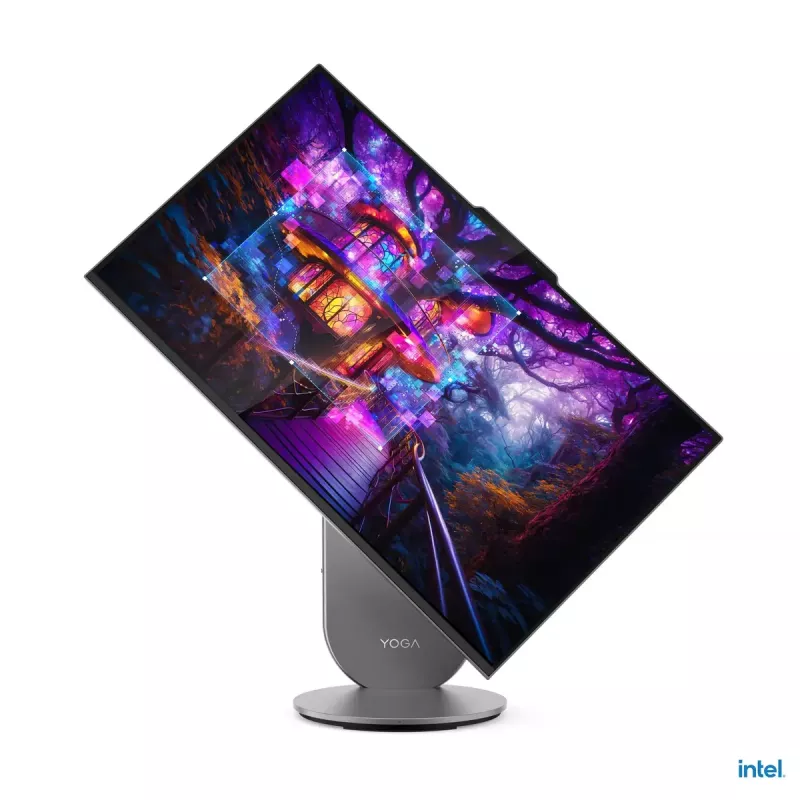 Todo en uno Lenovo Yoga AIO 9 27IAH10 — 27 inch QHD, Intel Core Ultra 7 255H, 16 GB LPDDR5x, 1 TB SSD, Intel Arc 140T, Windows 11 Home
