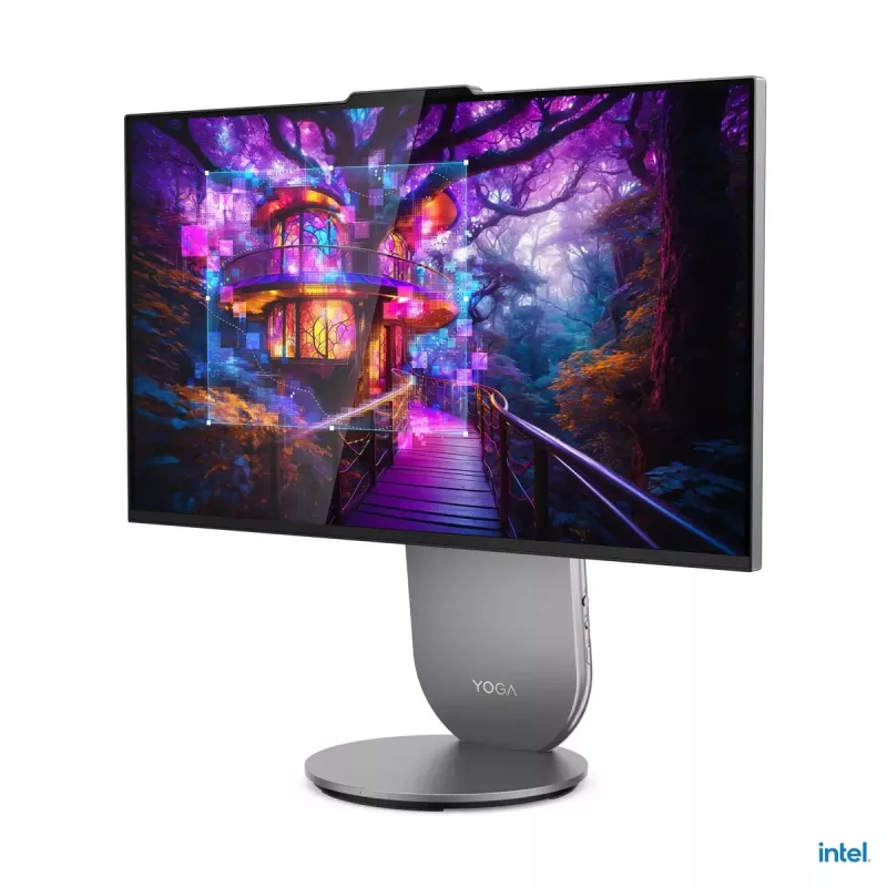 Todo en uno Lenovo Yoga AIO 9 27IAH10 — 27 inch QHD, Intel Core Ultra 7 255H, 16 GB LPDDR5x, 1 TB SSD, Intel Arc 140T, Windows 11 Home