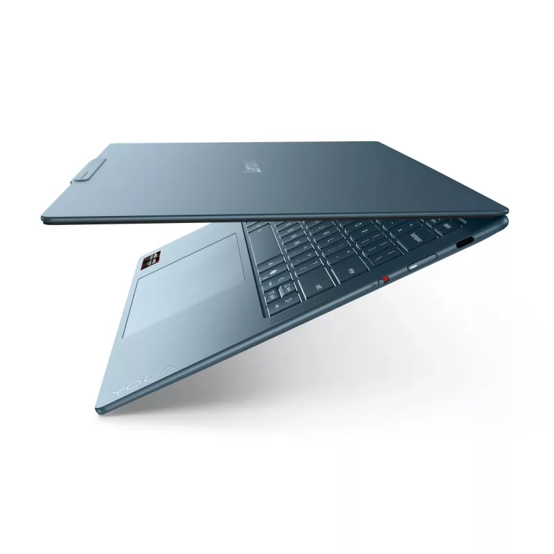 Lenovo Yoga Slim 7 14AGP11 Copilot+ PC AMD Ryzen™ AI 7 445 Portátil 35,6 cm (14 inch) 2.8K 16 GB 1 TB SSD Wi-Fi 7 (802.11be) Windows 11 Home Alemán Teal